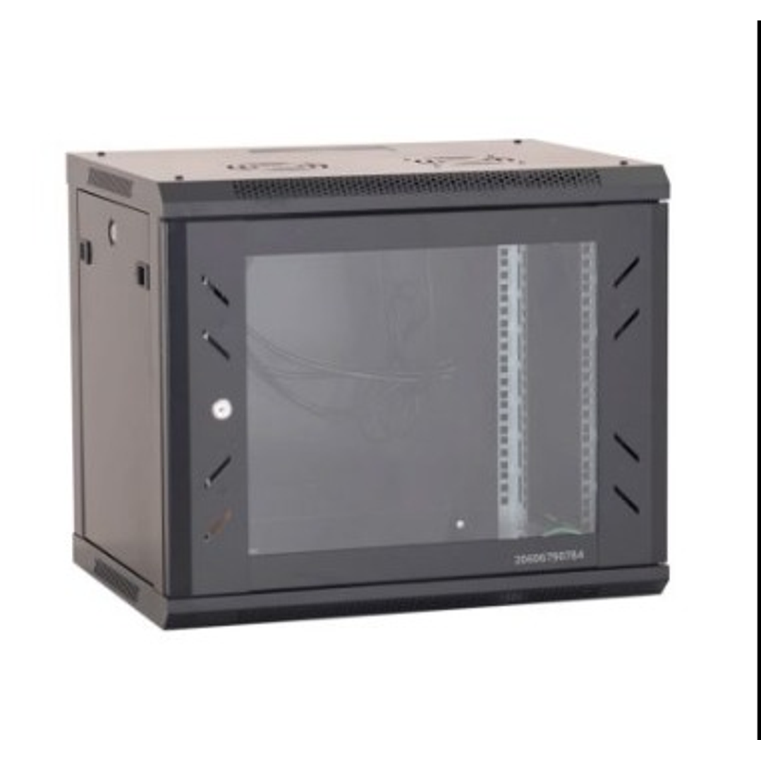 Gabinete de pared 9RU puerta de vidrio ZKTECO ZK-R9U-5409A  2