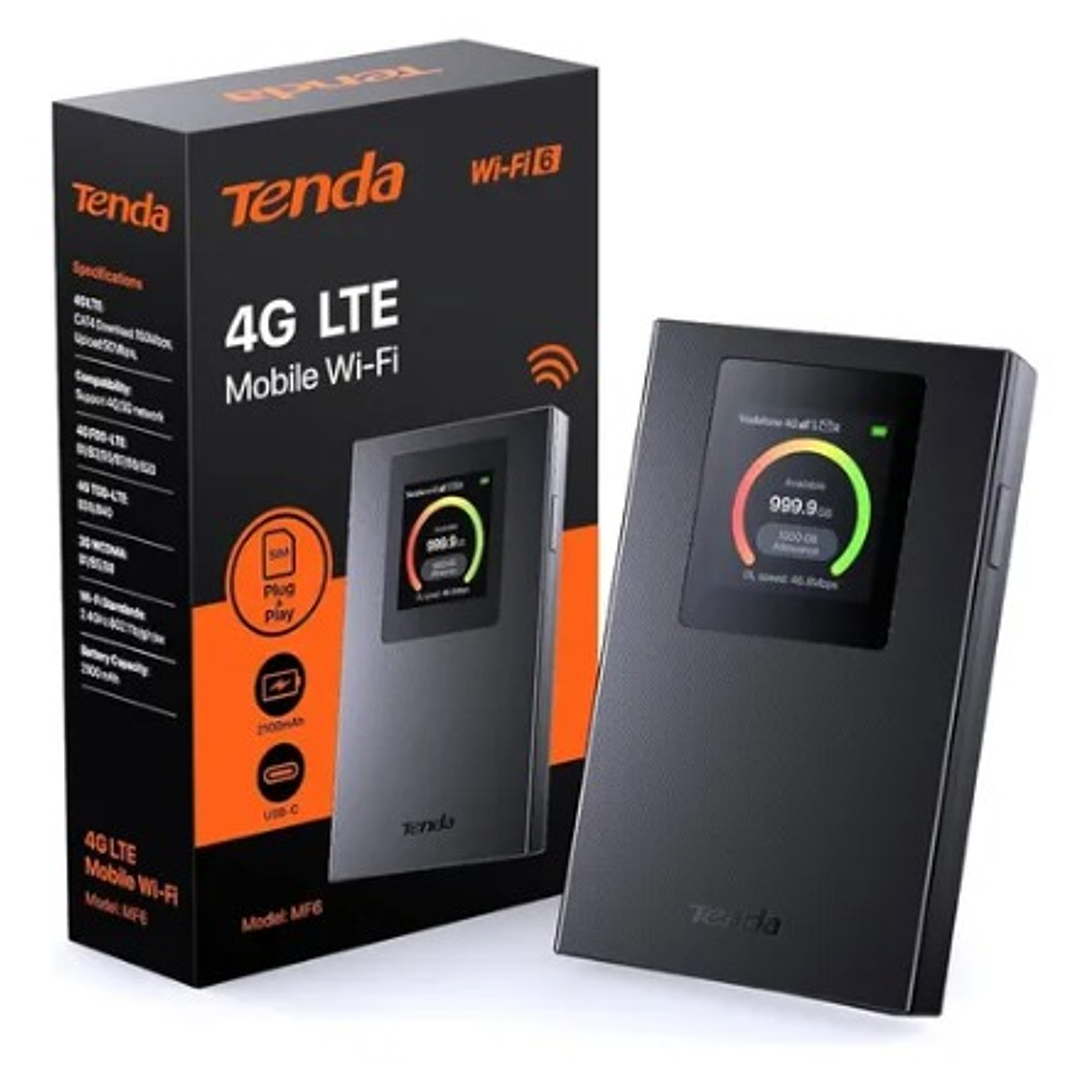 Router Portable Para Chip LTE4G  Wi.fi 6 TENDA 4G185 1