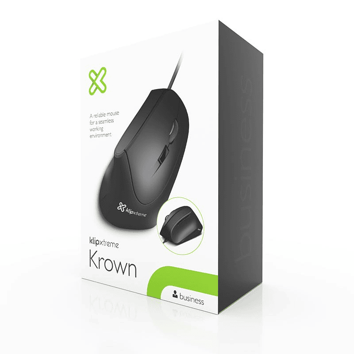 Mouse ergonómico krown KMO-506 Klip Xtreme 1