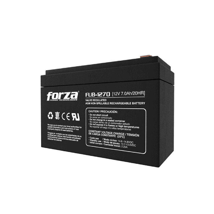 Batería 12V 7Ah FORZA para UPS 1