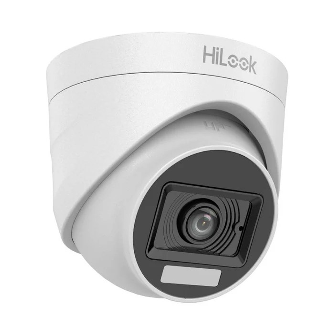 CÁMARAS SEGURIDAD HiLooK KIT 4 FHD 1080P C/Audio y Smart Hibrid Ligth 4
