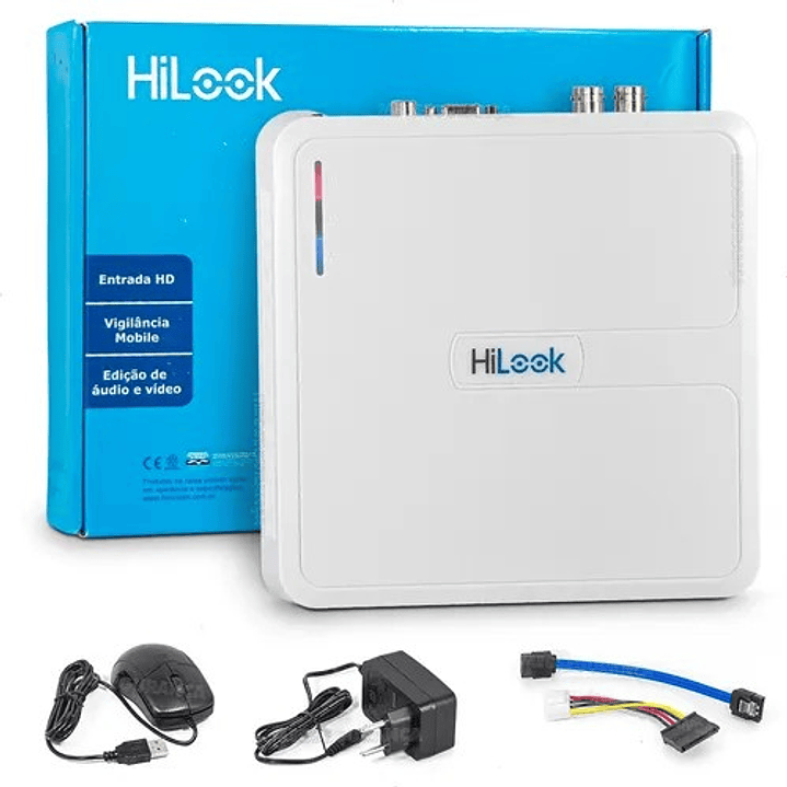 CÁMARAS SEGURIDAD HiLooK KIT 4 FHD 1080P C/Audio y Smart Hibrid Ligth 2