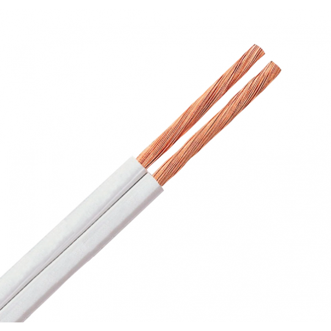 Cable Mellizo 2x16 AWG INDECO Blanco por Metro 2