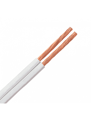 Cable Mellizo 2x16 AWG INDECO Blanco por Metro