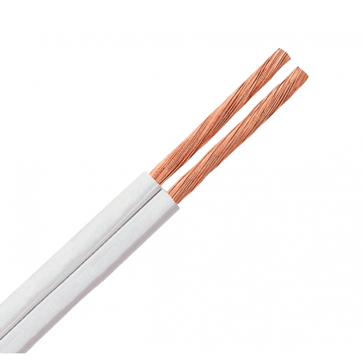 Cable Mellizo 2x16 AWG INDECO Blanco por Metro 2