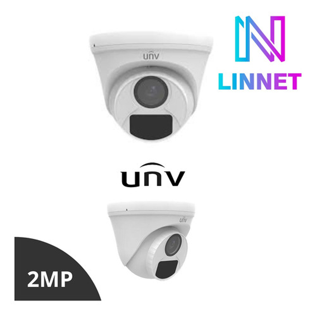 Kit 4 Camaras Seguridad 2mp Uniview 2