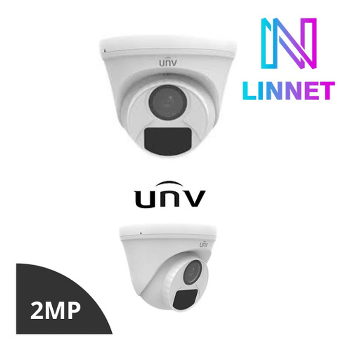 Kit 4 Camaras Seguridad 2mp Uniview 2