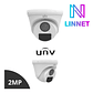 Kit 4 Camaras Seguridad 2mp Uniview - Miniatura 2