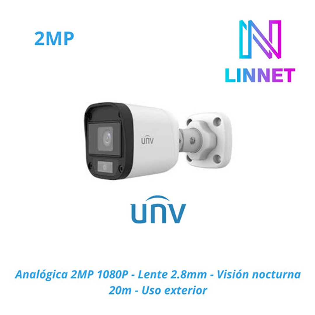 Kit 4 Camaras Seguridad 2mp Uniview 3