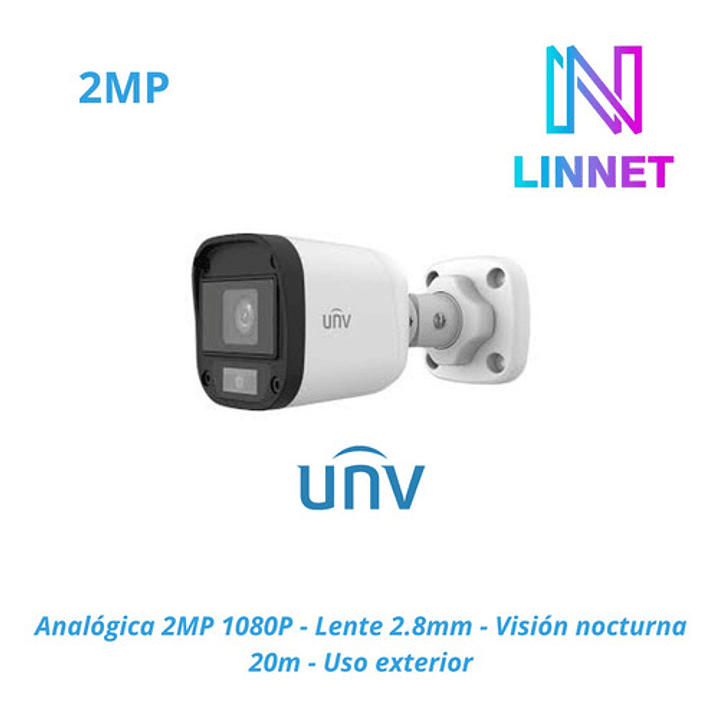 Kit 4 Camaras Seguridad 2mp Uniview 3