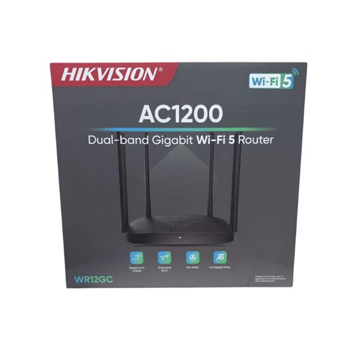 Router AC1200 Hikvision DS-3WR12GC Dual Band GIGABIT 1