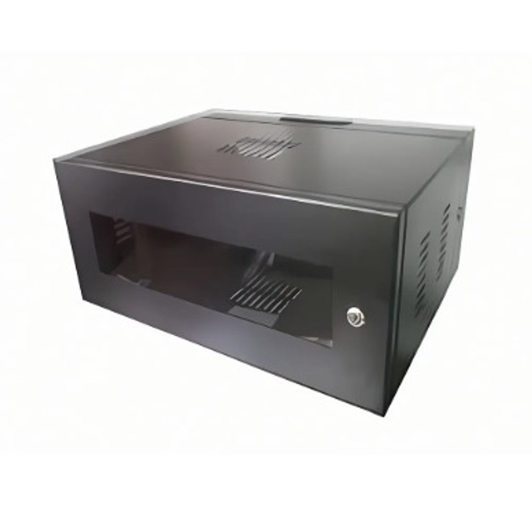 Gabinete de Pared 4RU de 2 Puertas 24.5x55x41 CM - NACIONAL 1