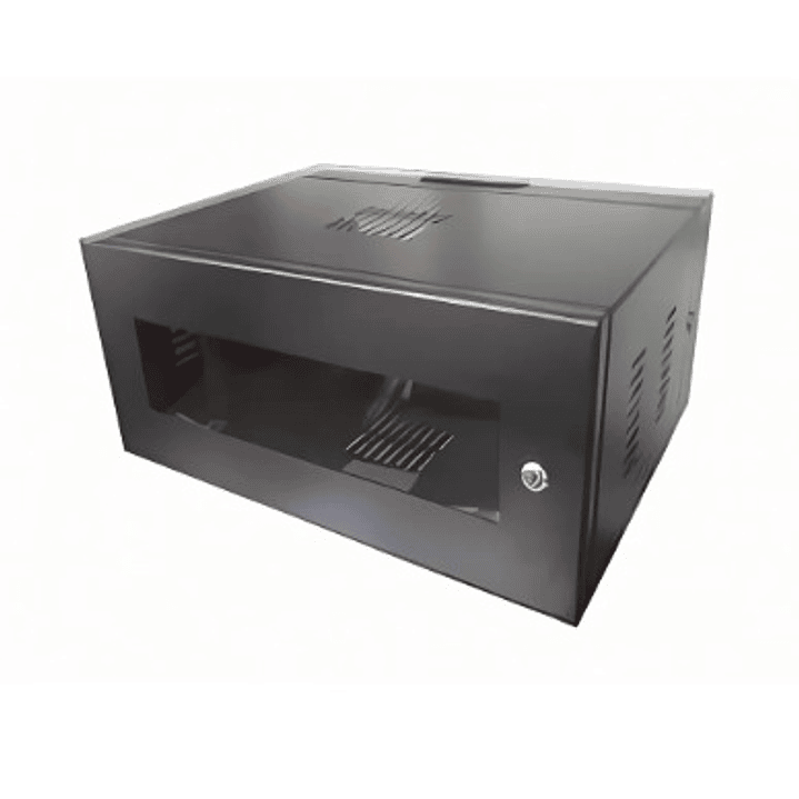 Gabinete de Pared 4RU de 2 Puertas 24.5x55x41 CM - NACIONAL 1