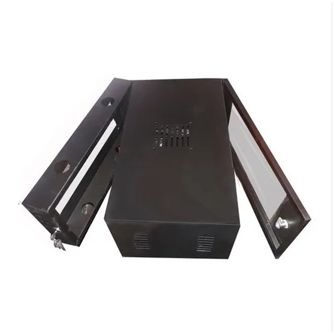 Gabinete de Pared 4RU de 2 Puertas 24.5x55x41 CM - NACIONAL 3