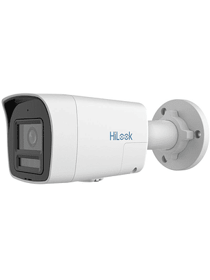 Cámara de Seguridad IP 6MP COLOR VU 3.0 IPC-B169HAA-LUF/SRB - HILOOK IP67 Audio Bidireccional y alarma de luz estroboscópica