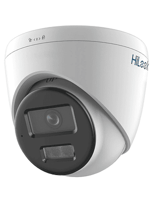 Cámara de Seguridad IP 4MP COLOR VU 3.0 IPC-T249HAA-LUF/SRB - HILOOK IP67 Audio Bidireccional y alarma de luz estroboscópica