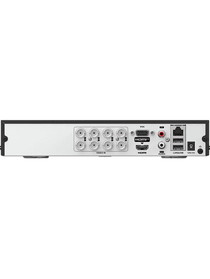 HILOOK DVR-208Q-M1/T Grabador DVR de 8 Canales H.265 1080p Audio Bidireccional