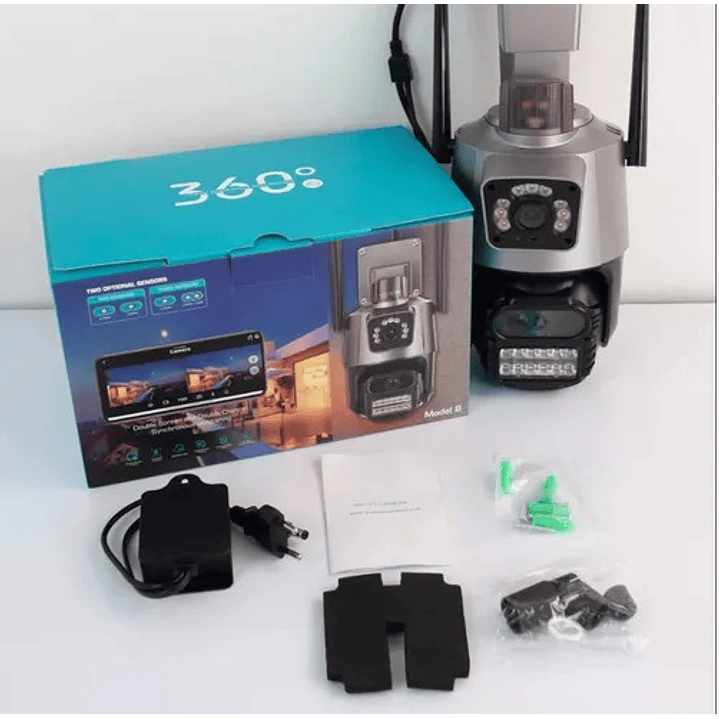 Cámara doble lente LANTUN con zoom optico visión nocturna 2