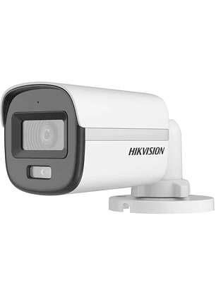 Cámara Tubo 5MP  ColorVu HIKVISION DS-2CE10KF0T-LFS Lente Fijo IR20 con Audio