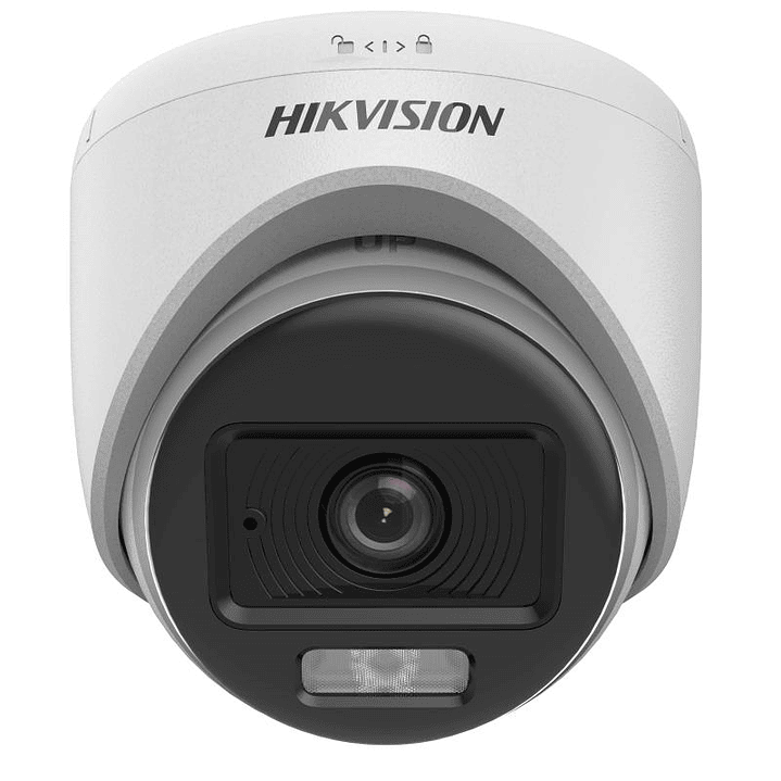 Cámara de Seguridad 5MP Color Vu HIKVISION DS-2CE70KF0T-LPFS Lente Fijo IR20 Audio 1