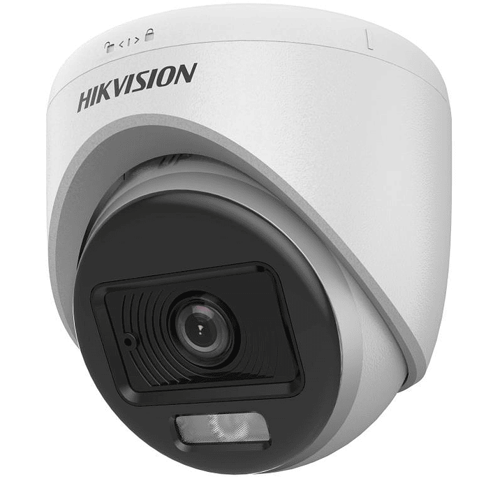 Cámara de Seguridad 5MP Color Vu HIKVISION DS-2CE70KF0T-LPFS Lente Fijo IR20 Audio 2