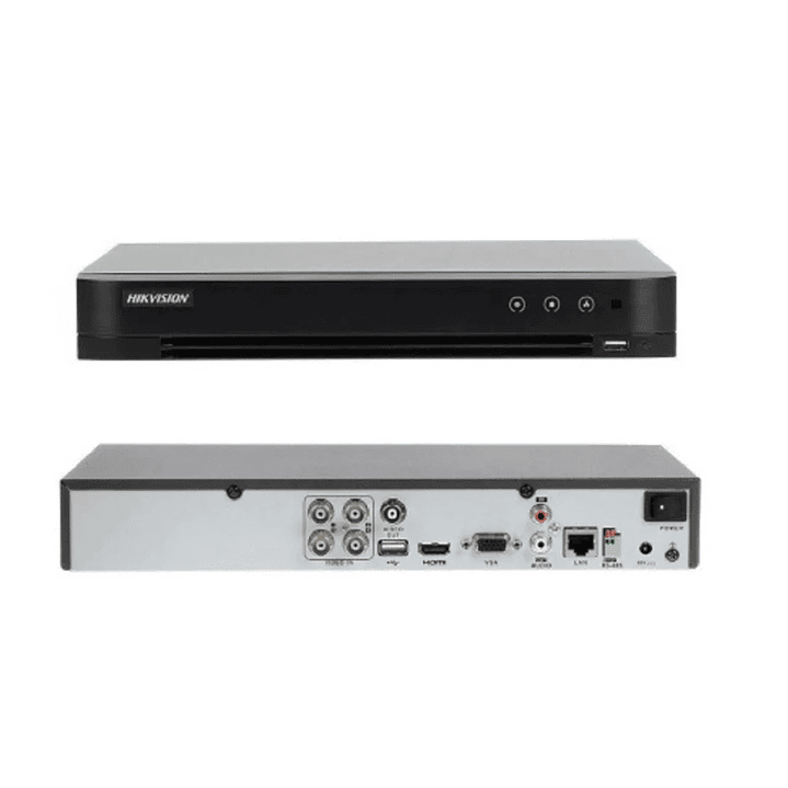 Grabador DVR 4 Canales 1080P HIKVISION iDS-7204HQHI-M1/XT 1HDD Acusense 2