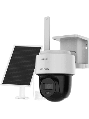 Cámara Solar 4G Hikvision-SP4 Pt 2K+ 4MP Exterior Bidireccional