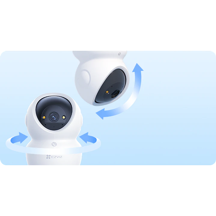 Cámara de Seguridad WIFI 8MP EZVIZ H6C-G1 4K UHD 360° PT 2