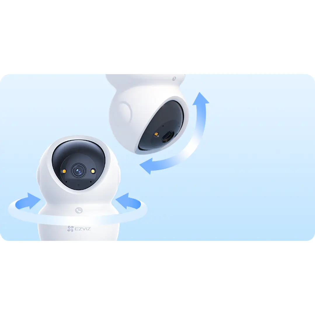 Cámara de Seguridad WIFI 5MP EZVIZ H6C-G1 3K UHD 360° PT 3