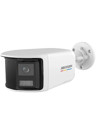 Cámara de Seguridad 3K Doble Lente 180º  HIKVISION DS-2CE12KF3TP-DLS IR40 con Audio