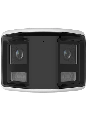 Cámara de Seguridad 3K Doble Lente 180º  HIKVISION DS-2CE12KF3TP-DLS IR40 con Audio