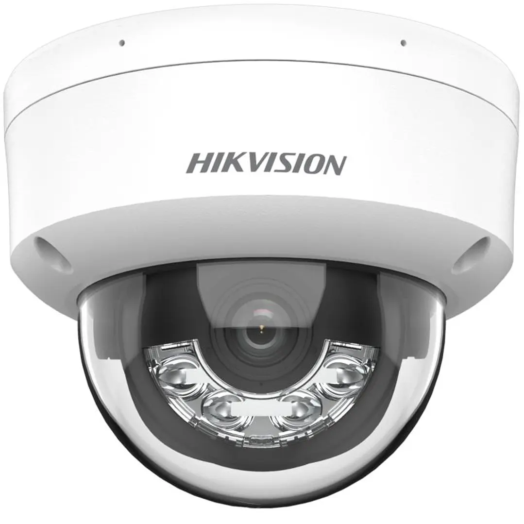 DOMO IP 2MP SMART HYBRID LIGHT 2.8MM DS2CD1123G2-LIU HIKVISION CON IR Y AUDIO  1
