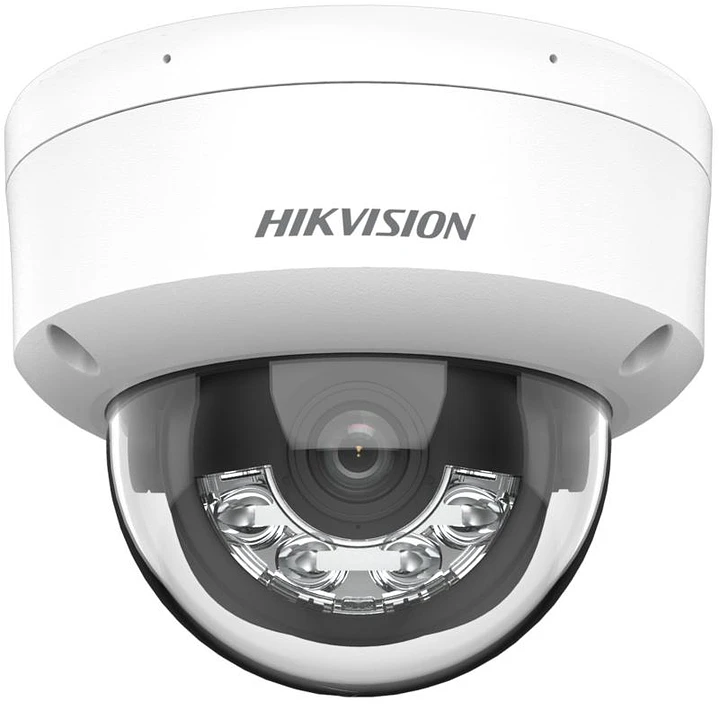 DOMO IP 2MP SMART HYBRID LIGHT 2.8MM DS2CD1123G2-LIU HIKVISION CON IR Y AUDIO  1