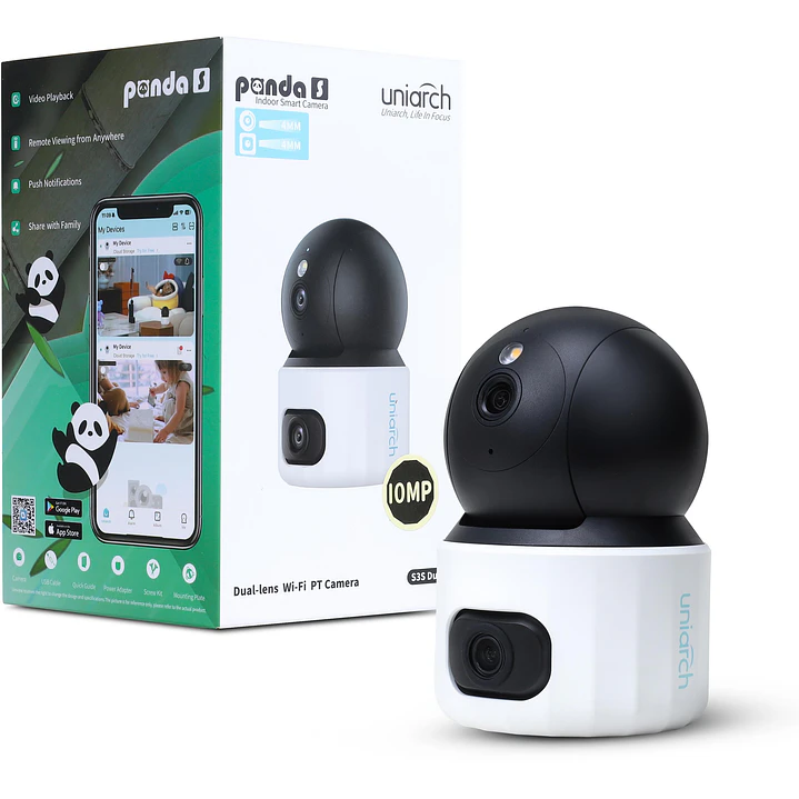 Camara De Seguridad Dual Wifi 5MP+5MP Uniarch Uho-S3S-M55D 1