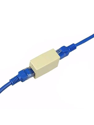Adaptador Para Cable De Red Rj-45 Utp Empalme Union Hembras