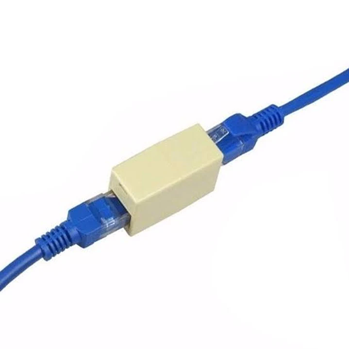 Adaptador Para Cable De Red Rj-45 Utp Empalme Union Hembras 2