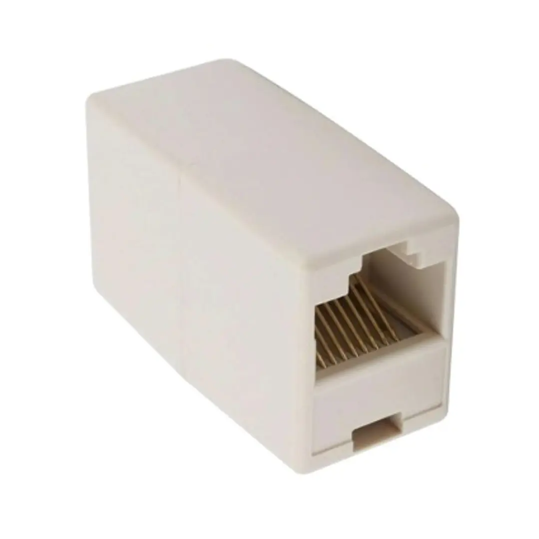 Adaptador Para Cable De Red Rj-45 Utp Empalme Union Hembras 1