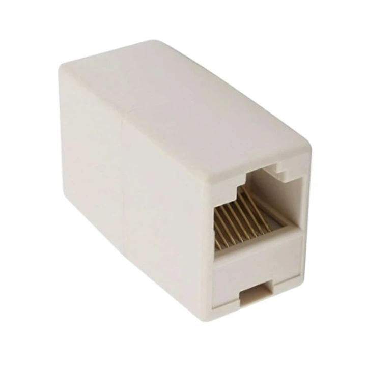 Adaptador Para Cable De Red Rj-45 Utp Empalme Union Hembras 1
