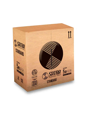 Caja Cable U/UTP SATRA Cat 5e CM 4PX24AWG 305 Metros