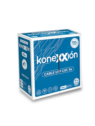 Cable de Red UTP Cat5E KONEXXION 7011013101 Cobre 25AWG Gris Interior 305m