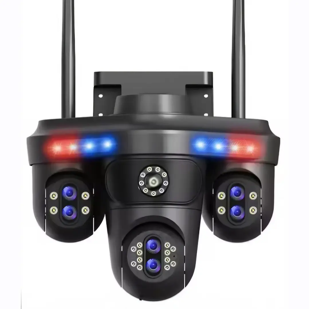 Cámara de Seguridad WiFi PTZ Triple Lente IPC-871BS UHD con Zoom Óptico 10X 1