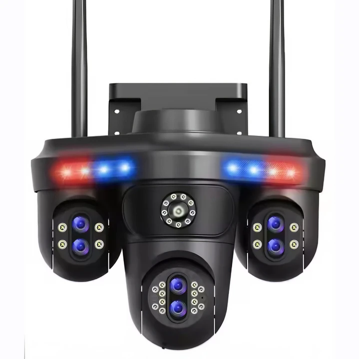 Cámara de Seguridad WiFi PTZ Triple Lente IPC-871BS UHD con Zoom Óptico 10X 1