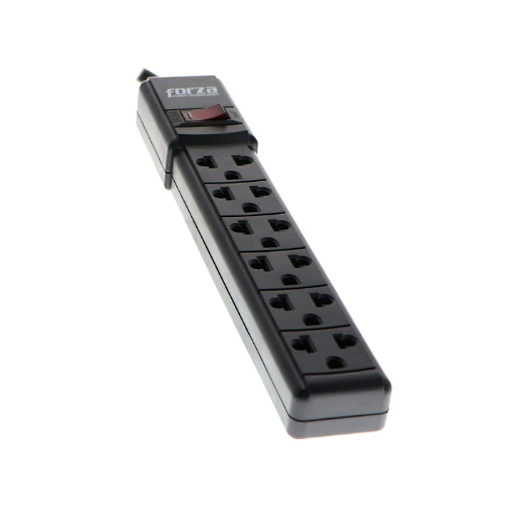 Regleta Negra 6 Tomas FORZA FZ-FPS-001B 2