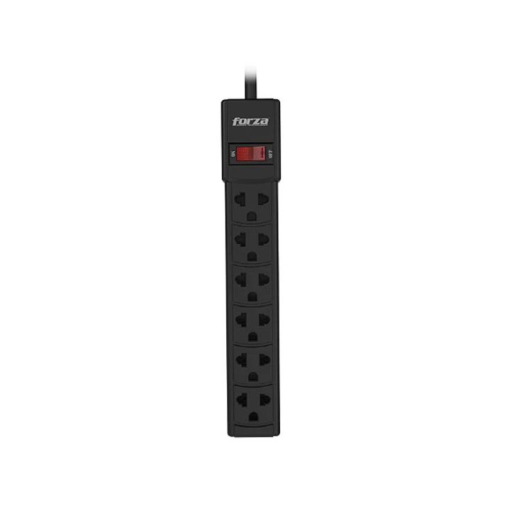 Regleta Negra 6 Tomas FORZA FZ-FPS-001B 1