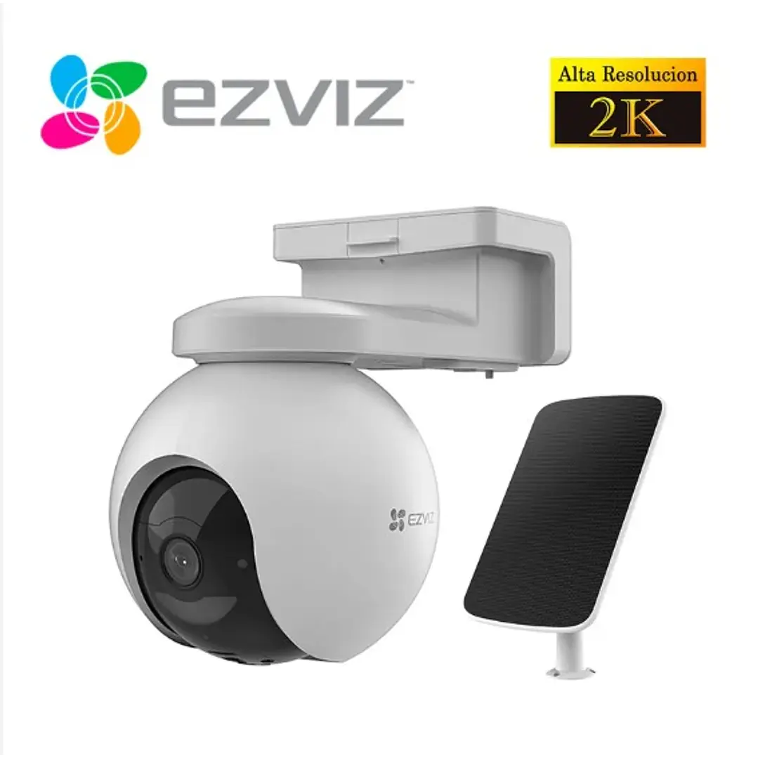 Cámara de Seguridad PT 2K 3MP EZVIZ EB8 4G LTE Exterior con Panel Solar 1