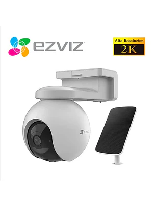 Cámara de Seguridad PT 2K 3MP EZVIZ EB8 4G LTE Exterior con Panel Solar