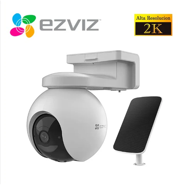 Cámara de Seguridad PT 2K 3MP EZVIZ EB8 4G LTE Exterior con Panel Solar 1