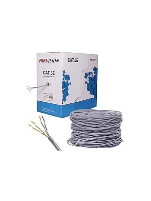 Cable de cobre Cat 5e por Metro HIKVISION DS-1LN5E EE AWG 25 Para Interiror