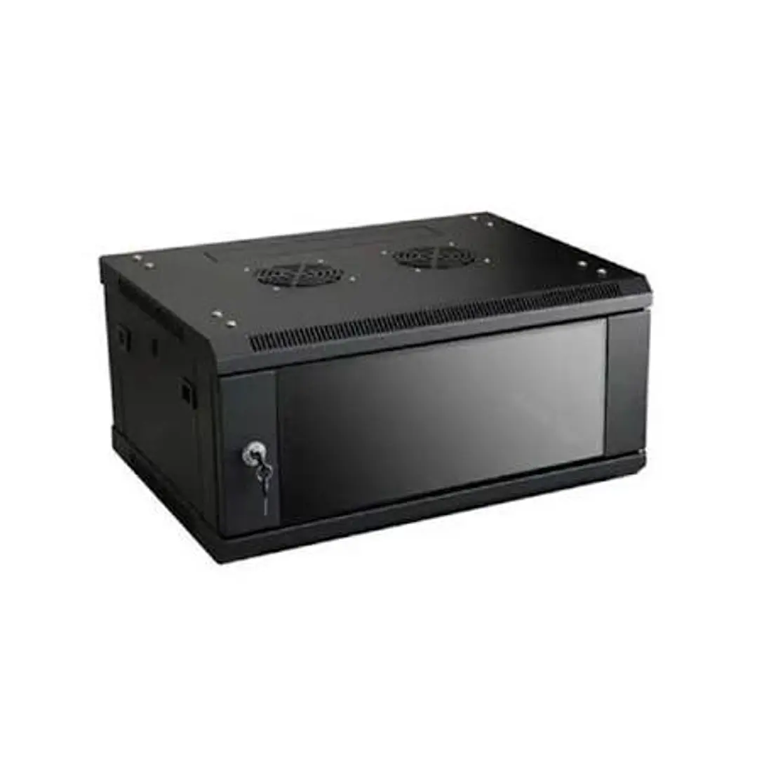 Gabinete de pared 4RU puerta de vidrio ZKTECO ZK-R4U-5404A 2