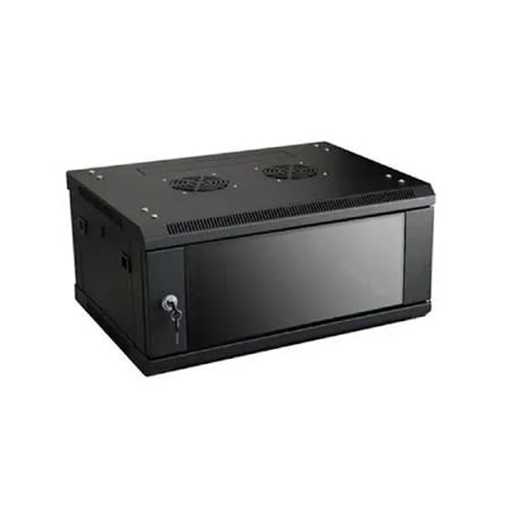 Gabinete de pared 4RU puerta de vidrio ZKTECO ZK-R4U-5404A 2